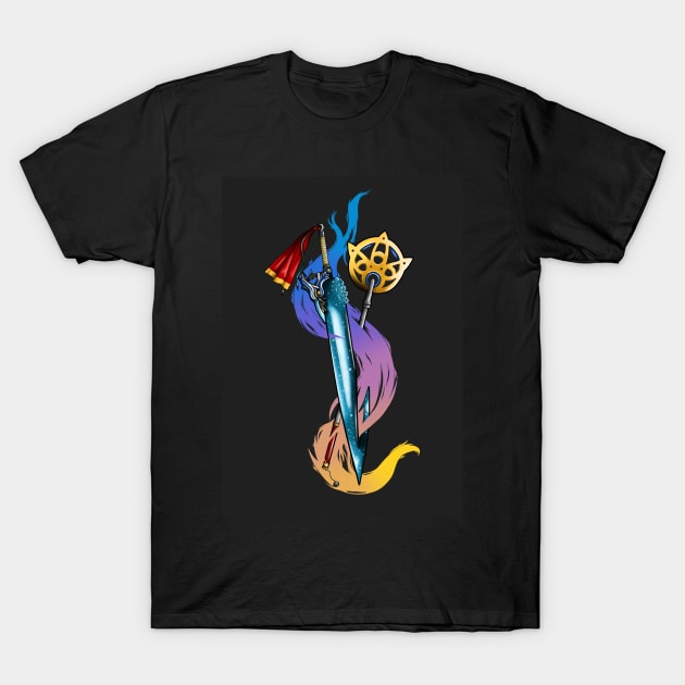 Brotherhood/Summoner T-Shirt by torirosenbaum